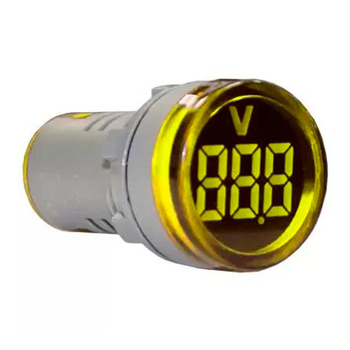 Индикатор значения напряжения AD22-RV желтый Энергия, 10 шт - Электрика, НВА - Устройства управления и сигнализации - Сигнальная аппаратура - Магазин электроприборов Точка Фокуса